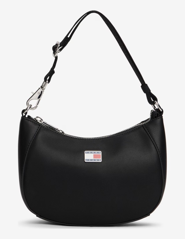 Tommy Hilfiger Tjw Daily Elevated Shoulder Bag Γυναικεία Τσάντα Μαύρη