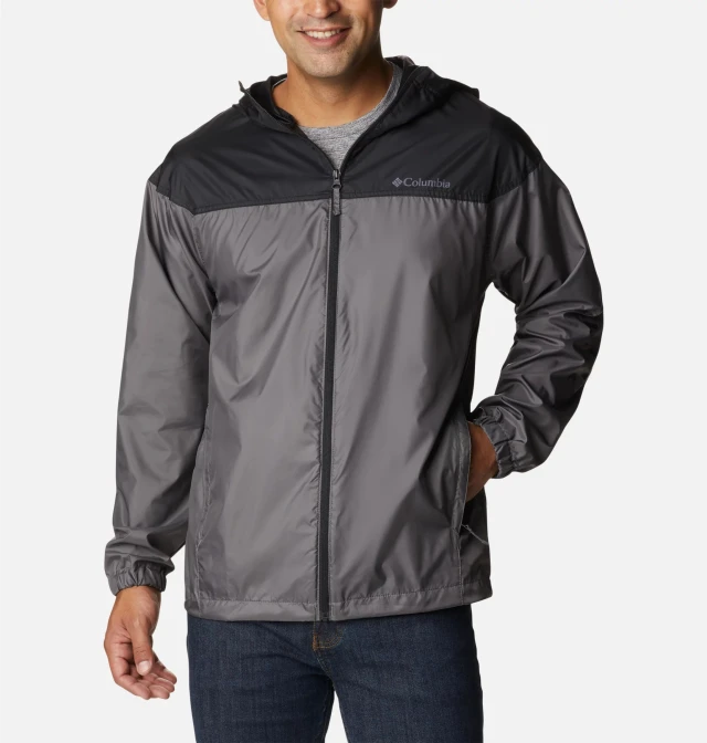 Columbia  Flash Challenger™ Novelty Windbreaker Ανδρικό Αντιανεμικό Μπουφάν Γκρι