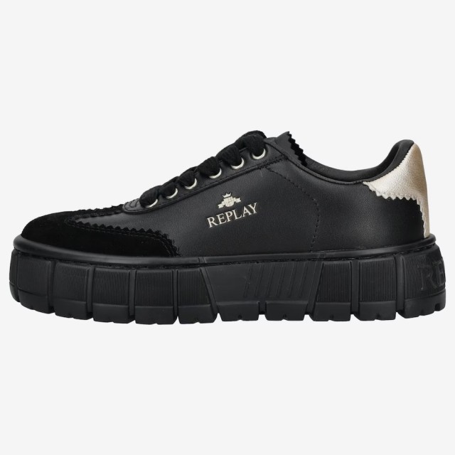 Replay Γυναικεία Sneakers Μαύρα