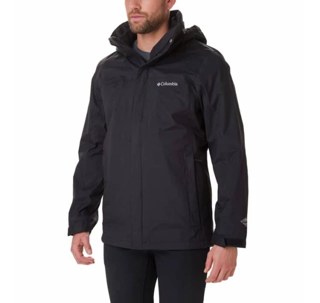 Columbia Mission Air Interchange Jacket Ανδρικο Μπουφαν Μαυρο