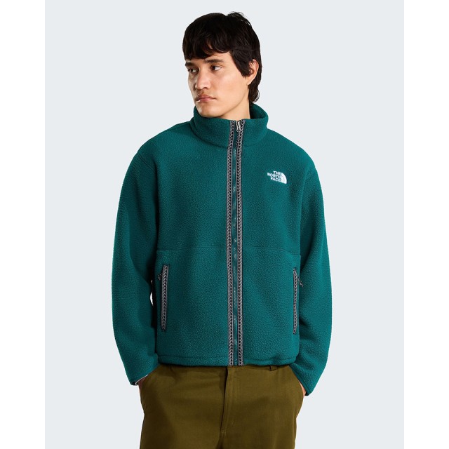 The North Face M tnf fleeski fz jacket pacific t Ανδρικη Ζακετα Fleece Πρασινο