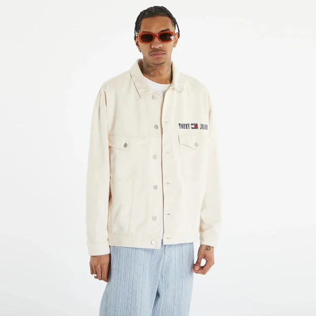 Tommy Hilfiger Aiden Oversized Dnm Jkt Bg7095 Ανδρικο Μπουφαν Τζιν
