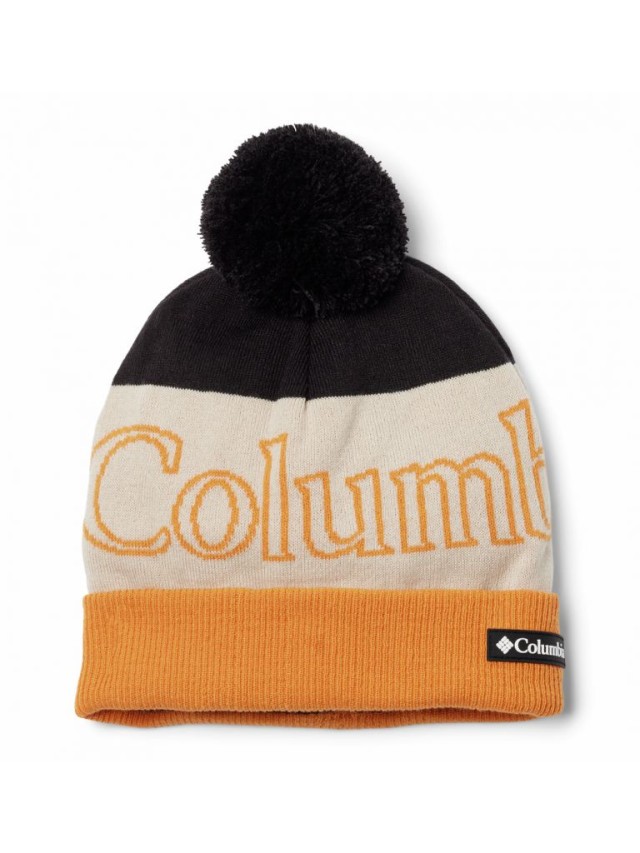 Columbia™ Polar Powder™ II Beanie Σκούφος Multi Μαυρο-Μπεζ-Πορτοκαλι