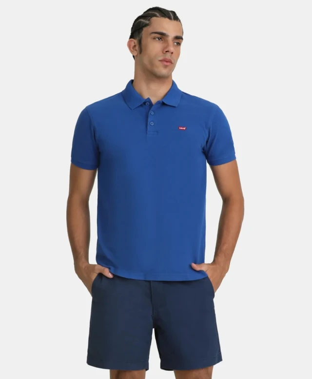 Levis Levis Hm Polo Blues Ανδρική Μπλούζα Polo Μπλε Ρουά