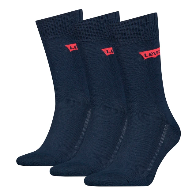 Levis Regular Cut  Batwing Logo 3P Καλτσεσ Μπλε