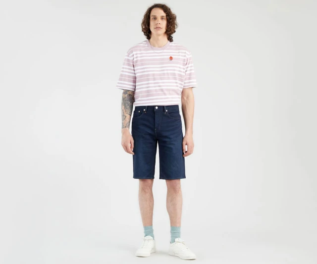 Levis 405 Standard Short Punch Line Ανδρικη Βερμουδα Τζιν