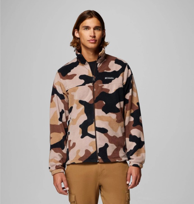 Columbia Steens Mountain™ Printed Jacke Ανδρική Fleece Ζακέτα Camouflage
