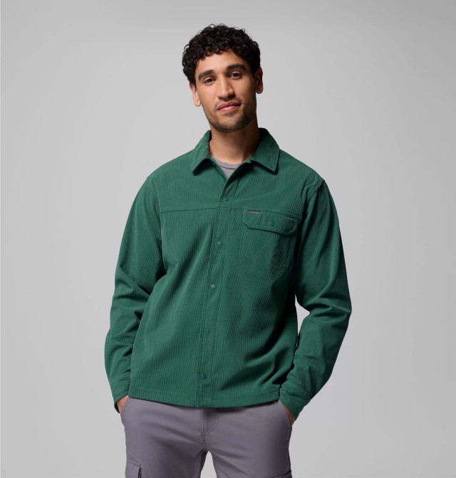 Columbia Flare Gun™ Corduroy Shirt Ανδρικό Πουκάμισο Κοτλέ Πράσινο