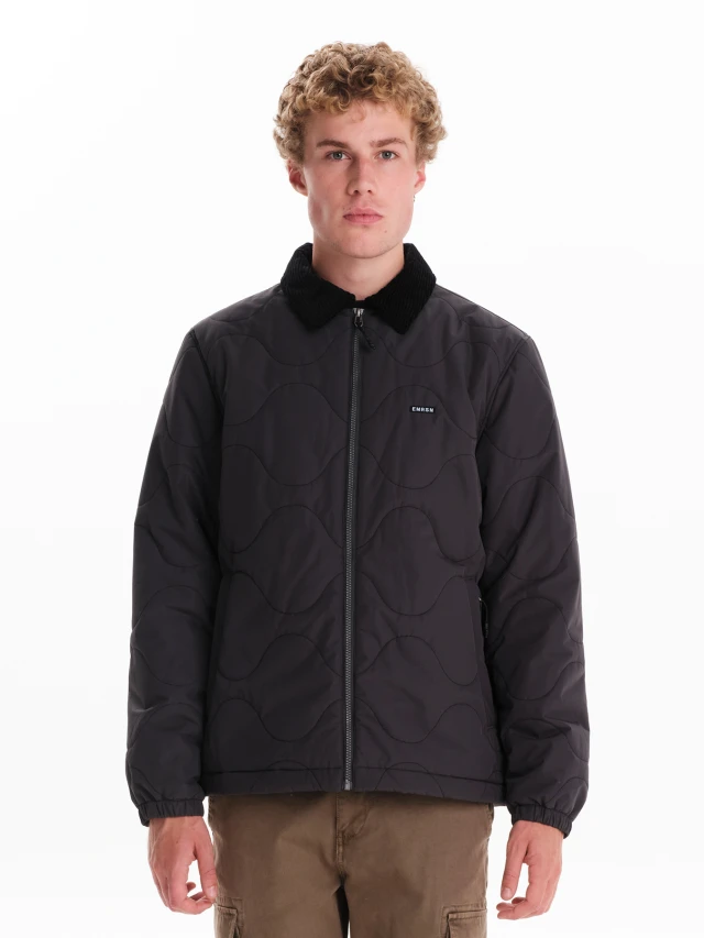Emerson Mens Quilted Jacket Ανδρικό Μπουφάν Ανθρακί
