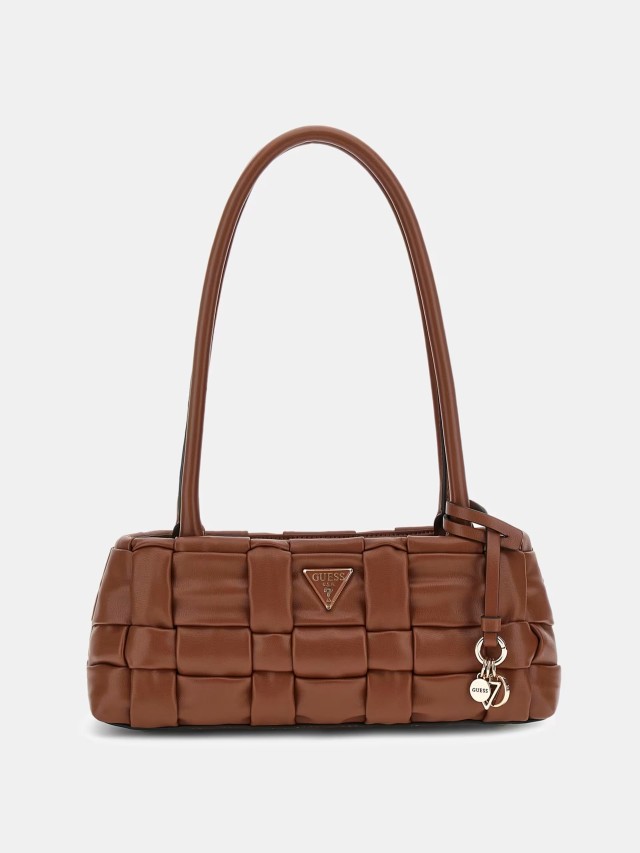 Guess Marion Shoulder Satchel Γυναικεία Τσάντα Ταμπά
