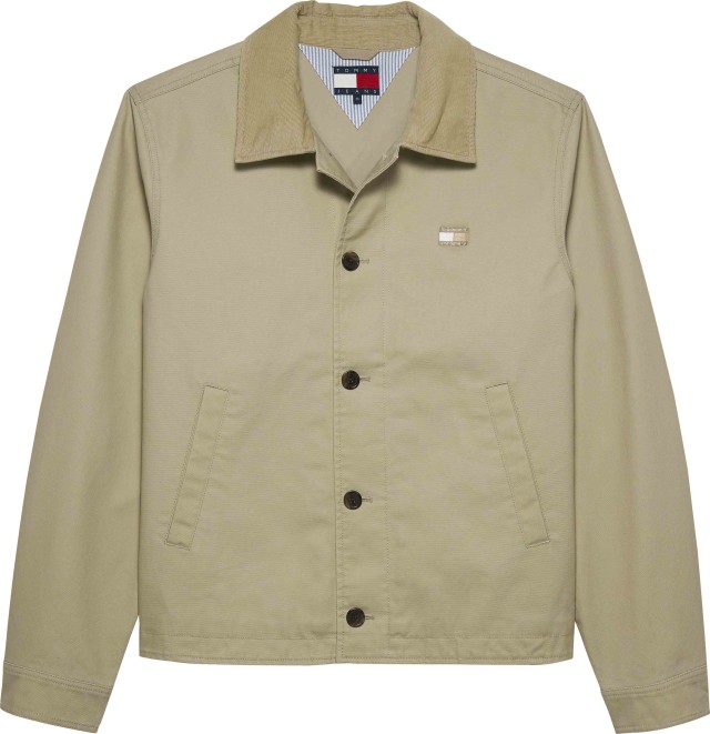 Tommy Hilfiger Tjm Cotton Chore Jacket Ανδρικό Μπουφάν Μπεζ