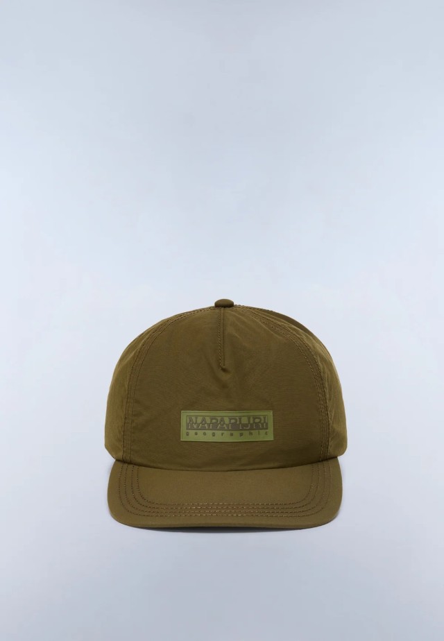 Napapijri F-Box Logo Cap 1 Black Beauty Καπέλο Λαδί