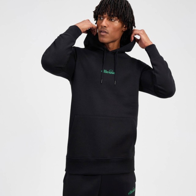 Ellesse Seasonal Fundamentals Pershuta Oh Hoody Ανδρικό Φούτερ Μαύρο