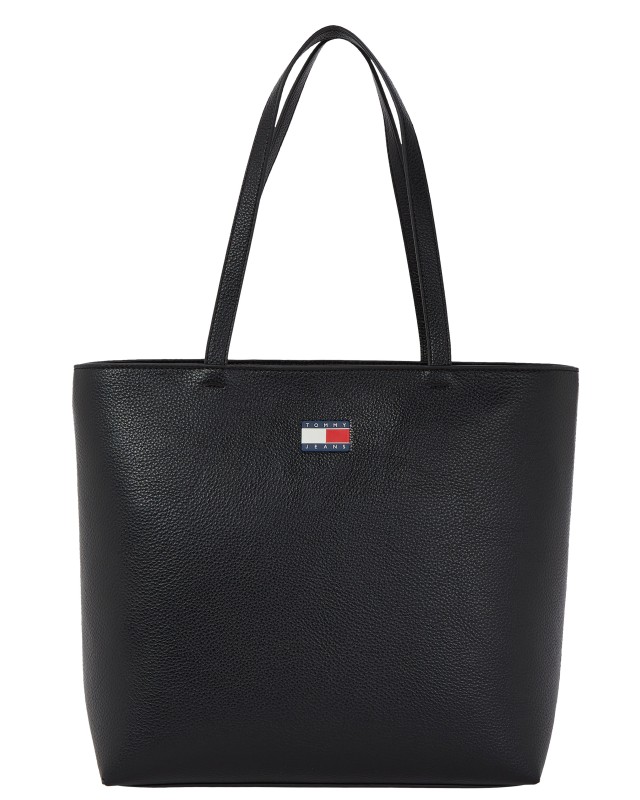 Tommy Hilfiger Tjw Must Tote Γυναικεία Τσάντα Μαύρη