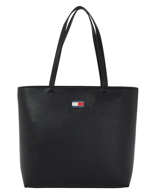 Tommy Hilfiger Tjw Must Tote Γυναικεία Τσάντα Μαύρη