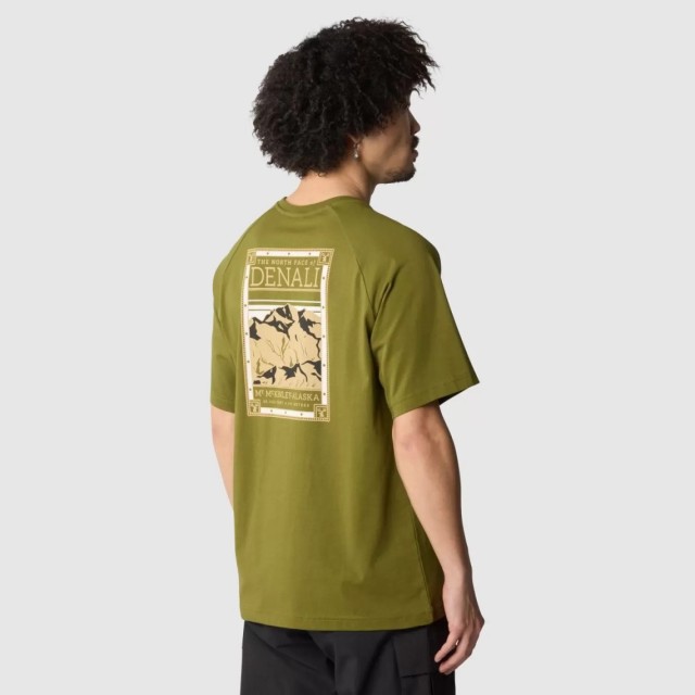 The North Face M S/S NORTH FACES TEE FOREST OLIV Ανδρικη Μπλουζα Χακι