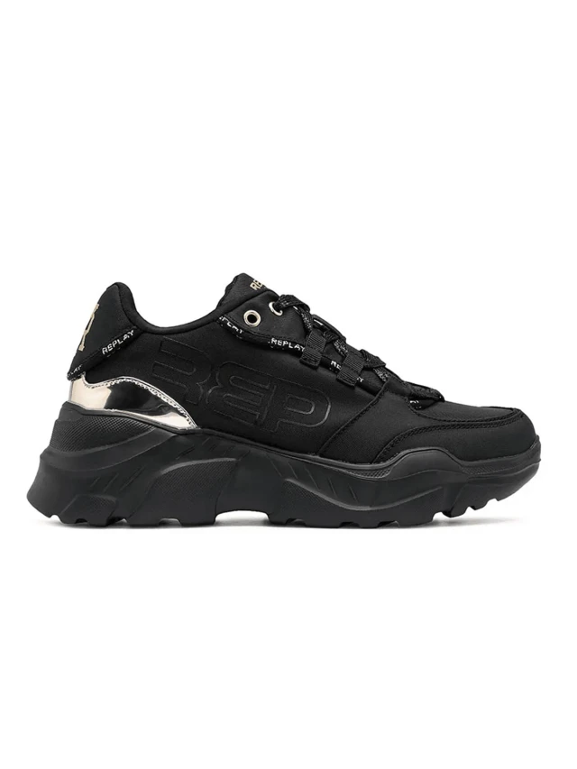 Replay Γυναικεία Sneakers Μαύρα