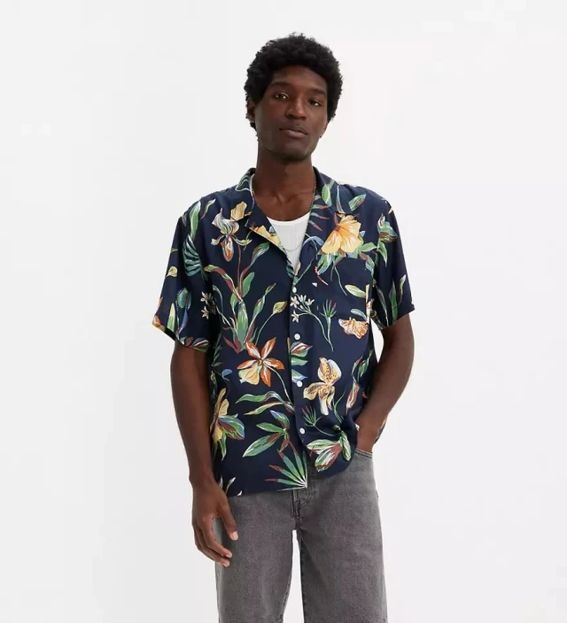 Levis The Sunset Camp Shirt Multi-Color Ανδρικό Πουκάμισο Multi