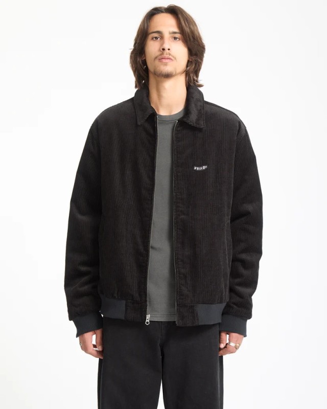 Volcom Kurtis Jacket Ανδρικό Μπουφάν Κοτλε Μαύρο