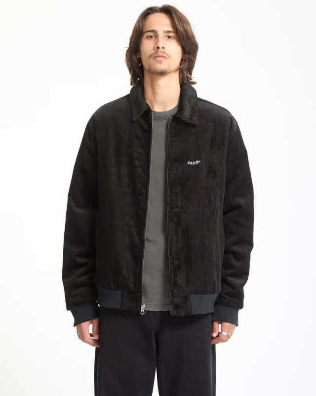Volcom Kurtis Jacket Ανδρικό Μπουφάν Κοτλε Μαύρο