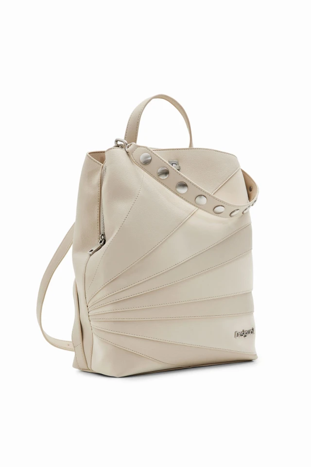 Desigual Back_Machina Sumy Γυναικεία Backpack Εκρού