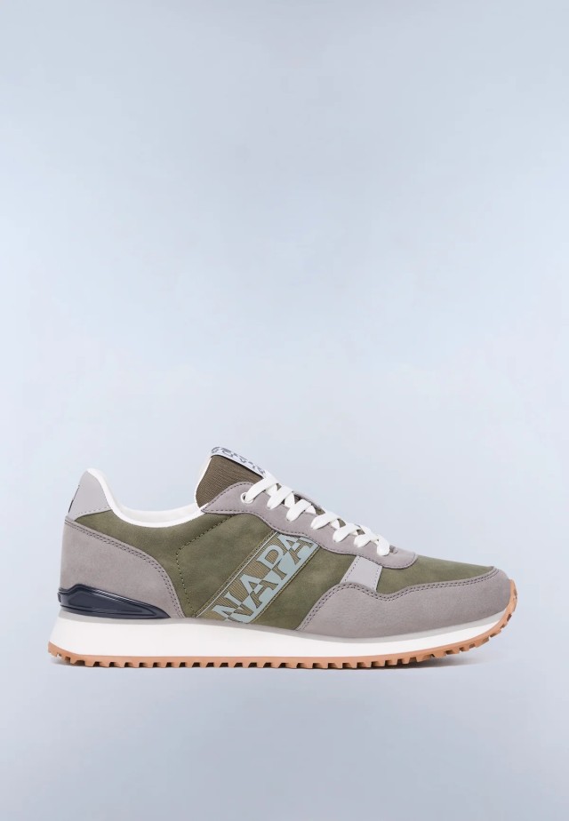 Napapijri S6cosmos01/Syn Cb Mi5 Ανδρικά Sneakers Γκρι Πράσινο