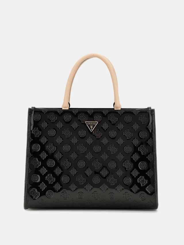 Guess Arnela Girlfriend Tote Γυναικεία Τσάντα Μαύρη