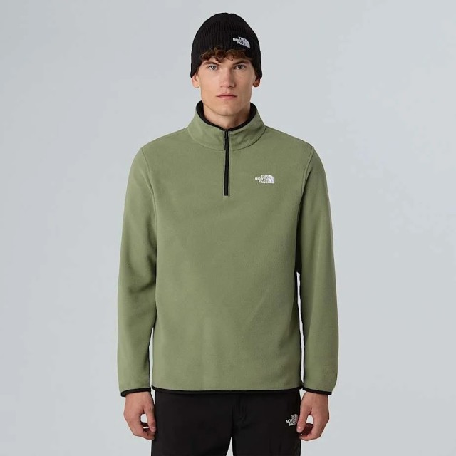The North Face M Glacier Fleece 1/4 Zip Jacket Ανδρικό Fleece Πράσινο