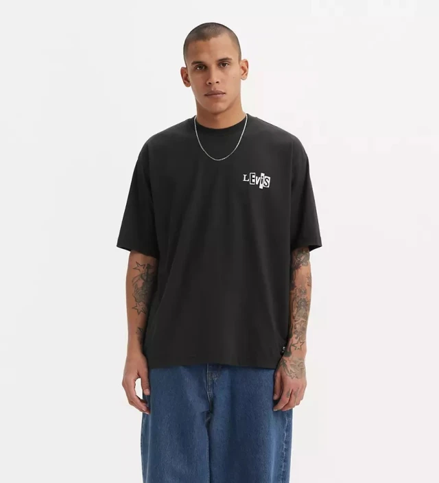 Levis Skate Graphic Box Tee Blacks Ανδρική Μπλούζα Μαύρη