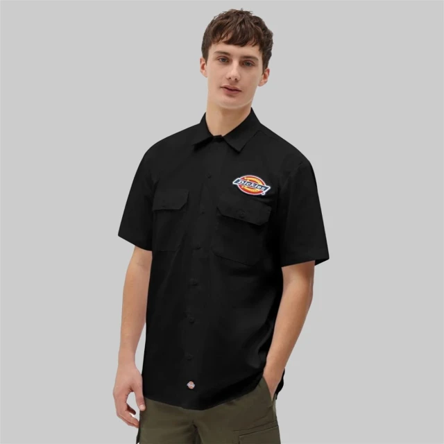 Dickies Clintondale Rec Black Ανδρικο Πουκαμισο Μαυρο