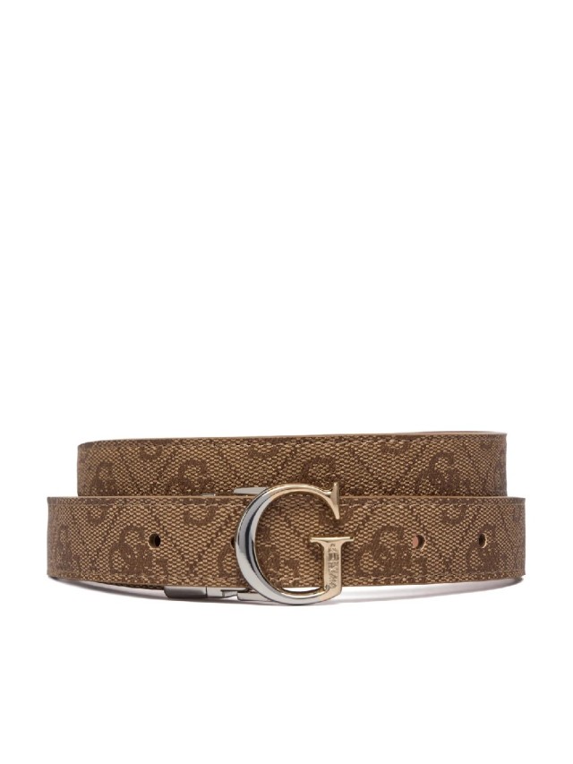 Guess Adjustable & Rev Pant Belt H25 Γυναικεία Ζώνη Mπεζ
