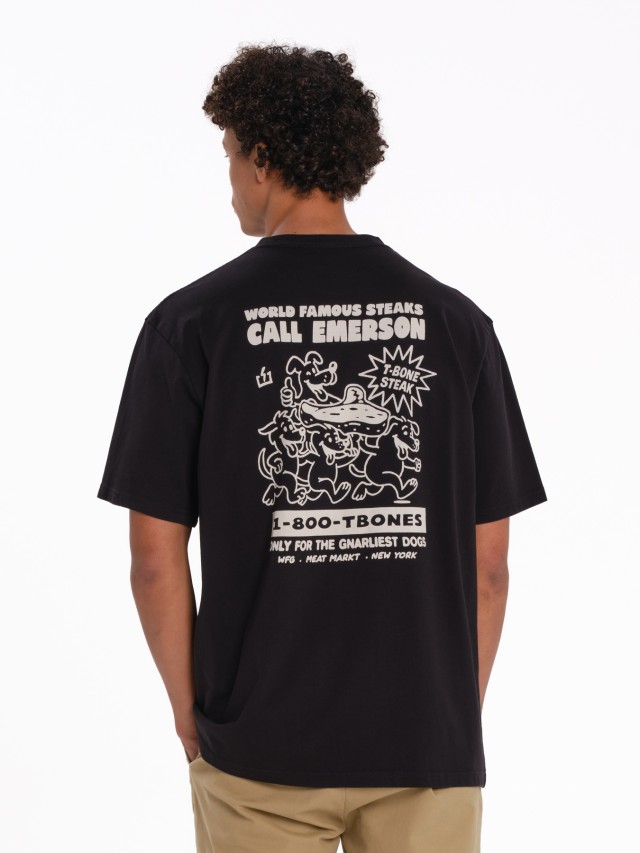 Emerson Mens s/s T-Shirt Ανδρική Μπλούζα Μαύρη