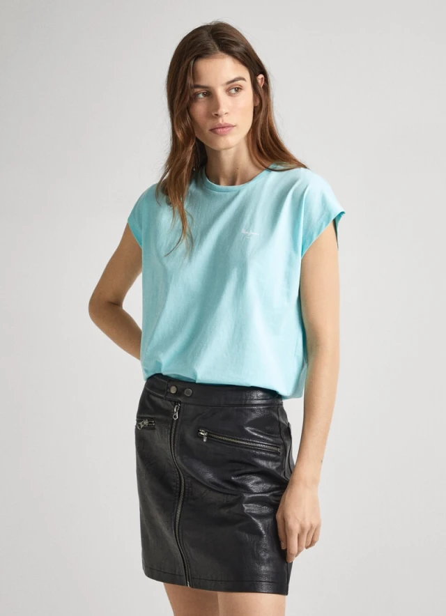 Pepe Jeans E2 Drop 2 Lory Γυναικεία Μπλούζα Μπλε