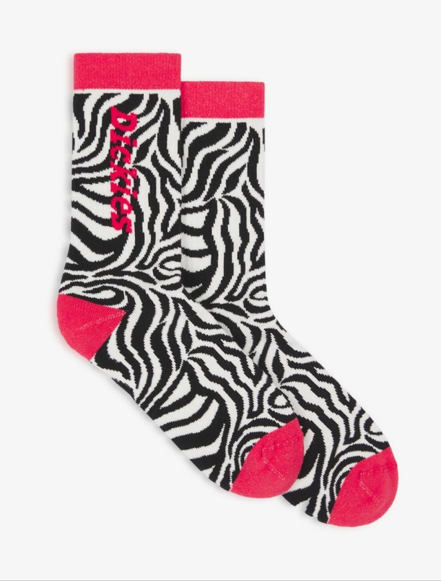 Dickies Leesburg Sock Dl Zebra Καλτσες Animal Print