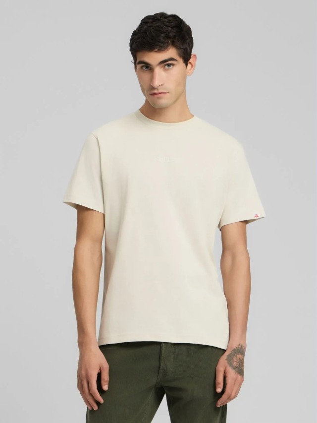 Replay Ανδρική Μπλούζα Μπεζ