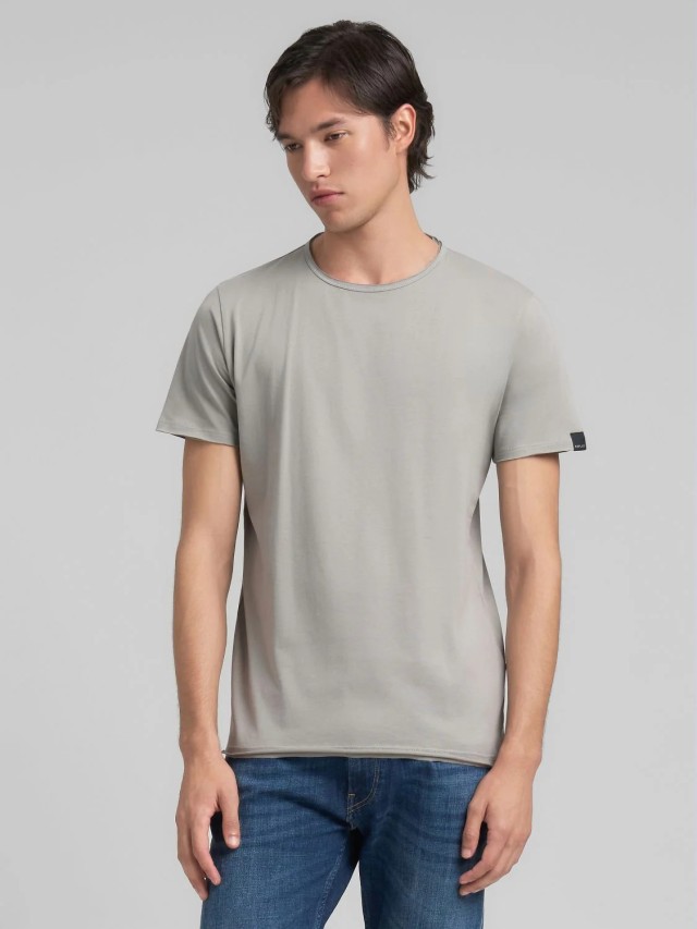 Replay Ανδρική Μπλούζα Γκρι