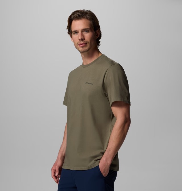 Columbia CSC™ Basic Tee Ανδρική Μπλούζα Λαδί