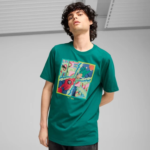 Puma X Squid Game Graphic Tee Ανδρική Μπλούζα Πράσινη