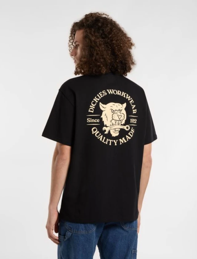 Dickies Wrench Ss Tee Black Ανδρική Μπλούζα Μαύρη