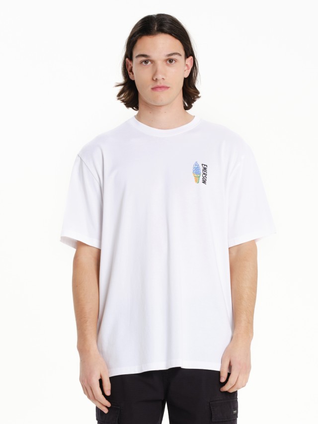 Emerson Mens s/s T-Shirt Ανδρική Μπλούζα Λευκή