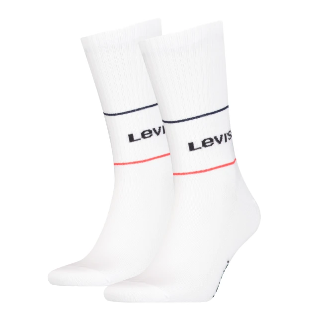 Levis Short Cut Logo Sport 2P Καλτσεσ Λευκο