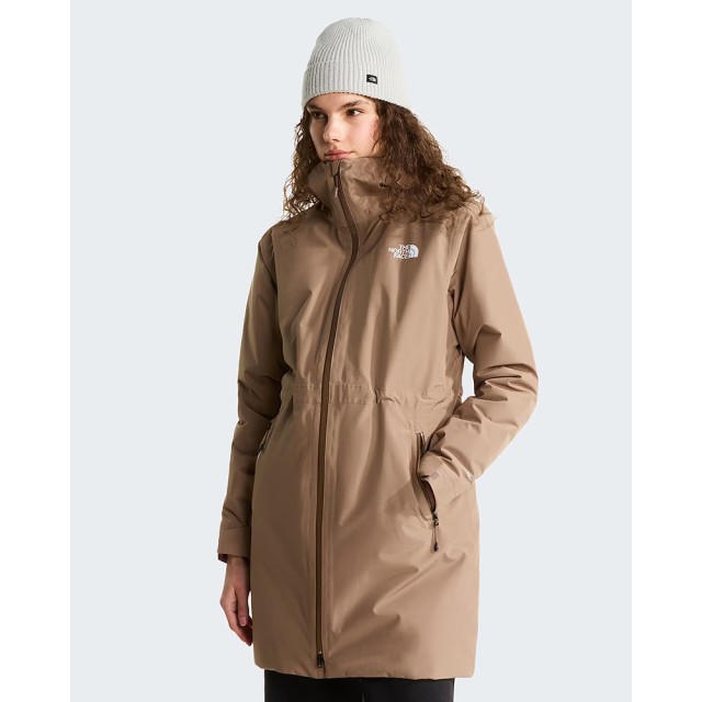 The North Face W Hikest Ins Pka Garnet Γυναικειο Μπουφαν Καφε