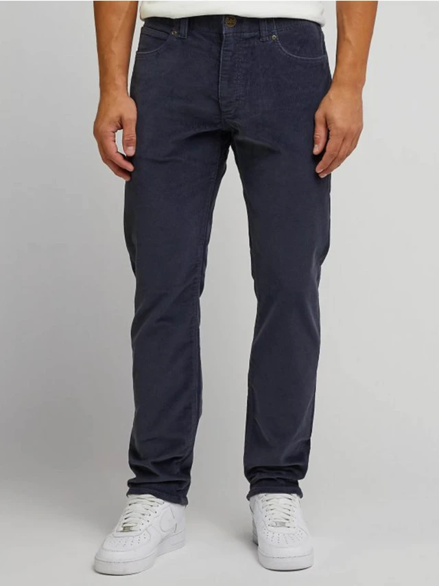 Lee Slim Fit Mvp Dusty Navy Ανδρικό Παντελόνι Μπλε