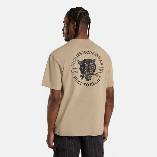Dickies Wrench Ss Tee Desert Sand Ανδρική Μπλούζα Μπεζ