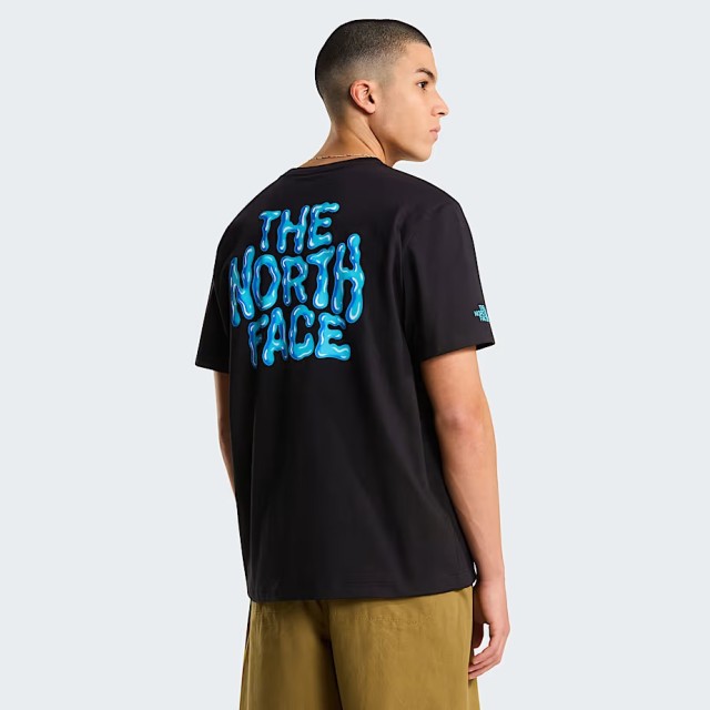 The North Face M Drip Logo Rx Ss Tee Tnf Black Ανδρική Μπλούζα Μαύρη
