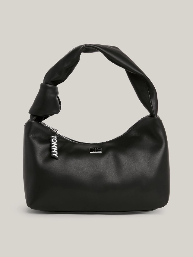 Tommy Hilfiger Tjw City Girl Shoulder Bag Γυναικεία Τσάντα Μαύρη
