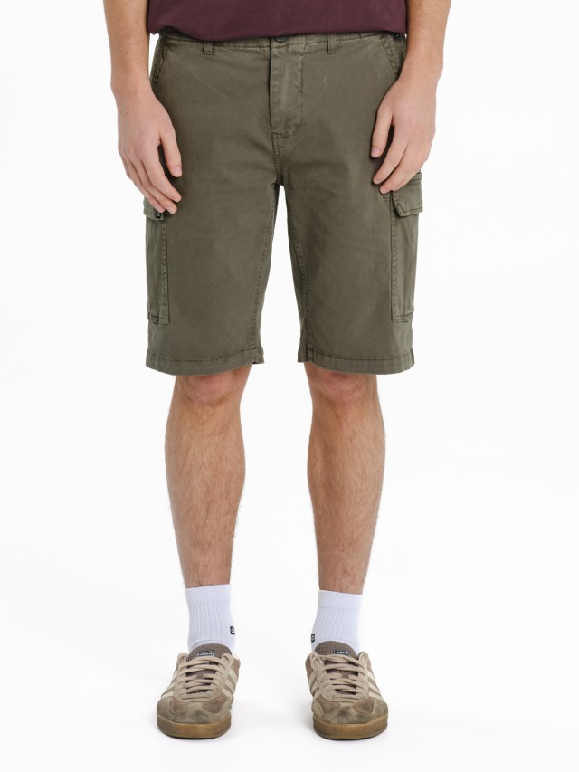 Emerson Mens Classic Cargo Shorts Ανδρική Βερμούδα Cargo Χακί