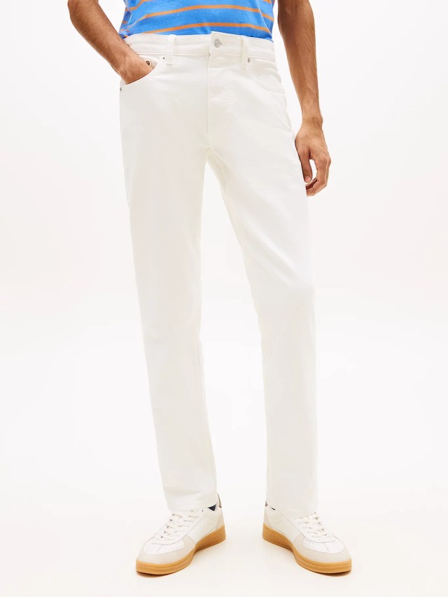 Tommy Hilfiger Scanton Slim Ανδρικό Παντελόνι Τζιν Λευκό