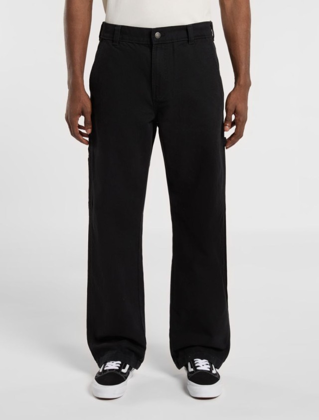 Dickies Carpenter Canvas Pant Black Ανδρικό Παντελόνι Μαύρο