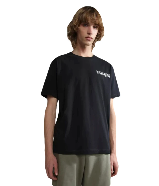 Napapijri S-PAJAS SS BLACK 041 Ανδρικη Μπλουζα μαυρο